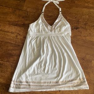 VS White Halter Sundress